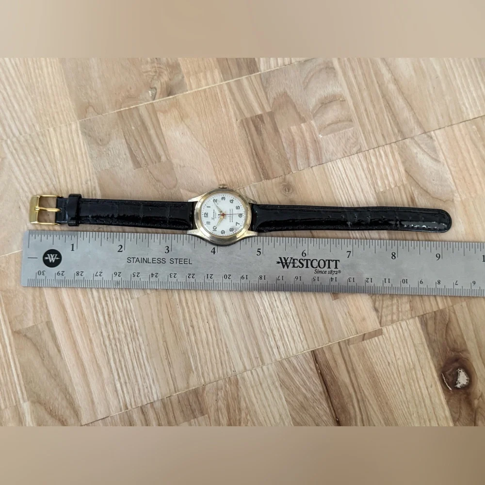 Bercona Sport by Belair Rare Vintage Mechanical Watch White Dial New Strap Works
